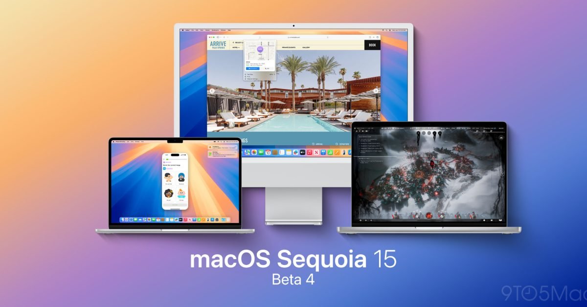 Apple releases macOS Sequoia beta 4 for developers